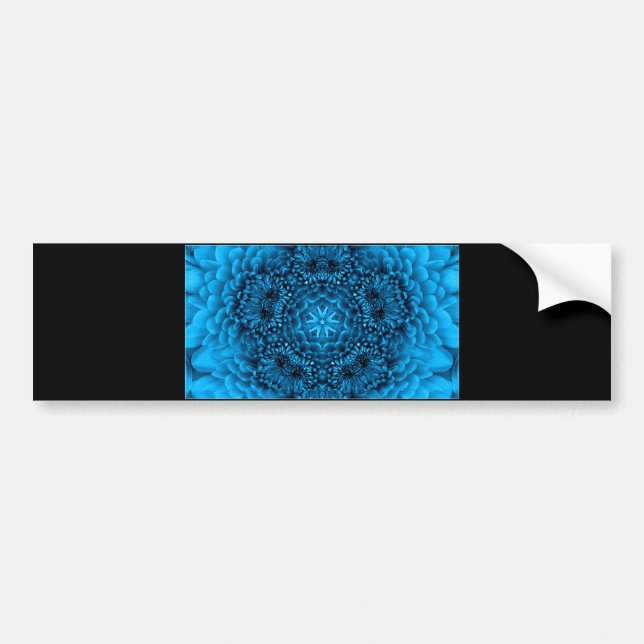 PEGATINA PARA COCHE BLUE DAHLIA (Frente)