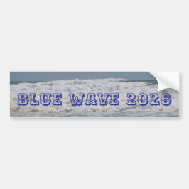 Pegatina Para Coche Blue Wave 2026