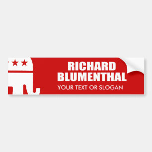 PEGATINA PARA COCHE BLUMENTHAL DE RICHARD PARA EL SENADO