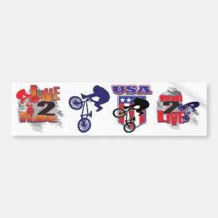 Pegatina Para Coche BMX Biker
