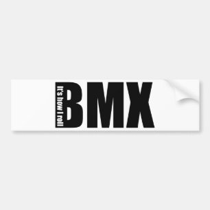 Pegatina Para Coche BMX - Es cómo ruedo