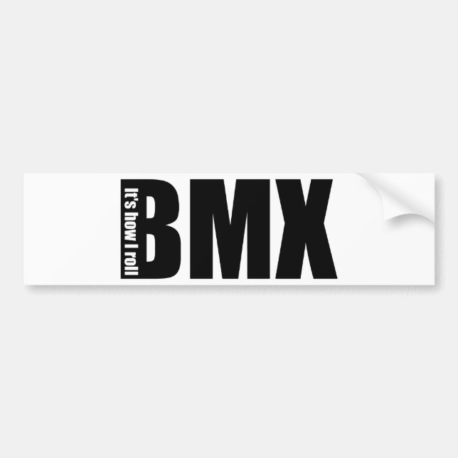Pegatina Para Coche BMX - Es cómo ruedo (Frente)