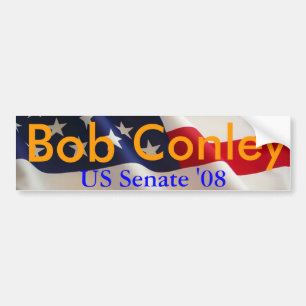 Pegatina Para Coche Bob Conley para el senado 2008 de los E.E.U.U.