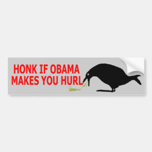 Pegatina Para Coche Bocinazo anti de Obama