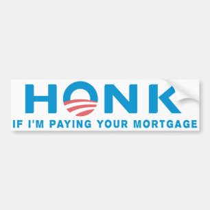 Pegatina Para Coche Bocinazo Obama anti Bumpersticker