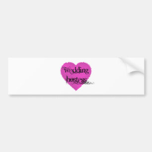 Pegatina Para Coche Boda Hostess