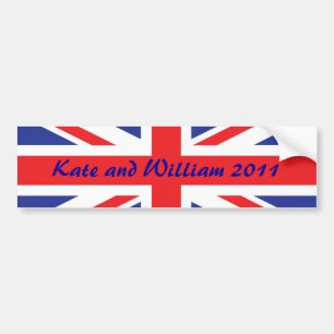 Pegatina Para Coche Boda Real/Kate y William
