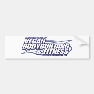 Pegatina Para Coche Bodybuilding del vegano de VBB_logo