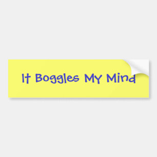 Pegatina Para Coche Boggles mi mente