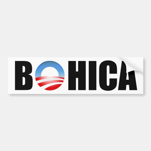 Pegatina Para Coche Bohica Obama (Frente)