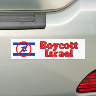 Pegatina Para Coche Boicot a Israel