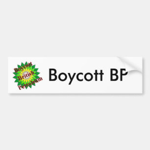 Pegatina Para Coche Boicoteo BP