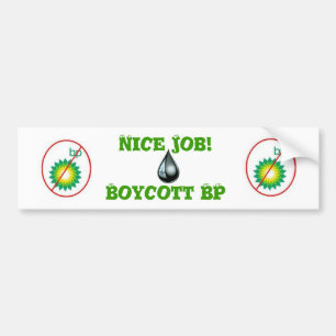 Pegatina Para Coche Boicoteo BP