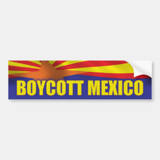 Pegatina Para Coche Boicoteo México - ayuda Arizona