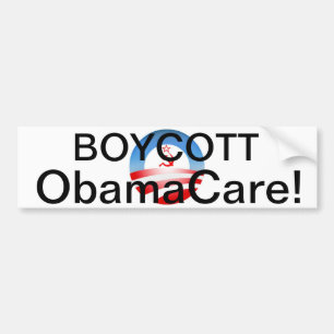 Pegatina Para Coche ¡Boicoteo Obamacare!