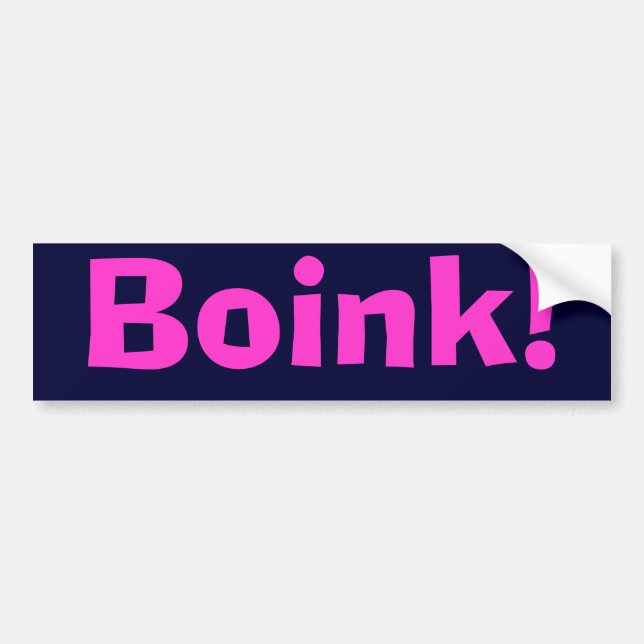 Pegatina Para Coche ¡Boink! (Frente)