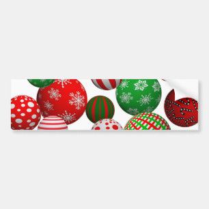 Pegatina Para Coche Bolas de navidades