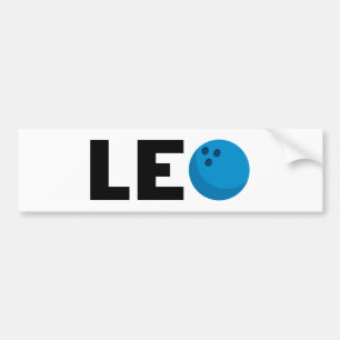 Pegatina Para Coche Boliche de Leo