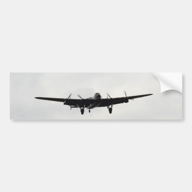 Pegatina Para Coche Bombardero pesado de Avro Lancaster (Frente)