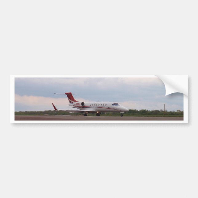 Pegatina Para Coche Bombardier Lear Jet 45XR (Frente)