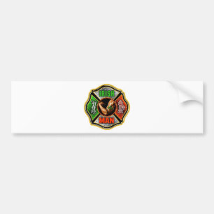 Pegatina Para Coche Bombero irlandés
