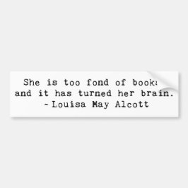 Pegatina Para Coche Bondad de los libros