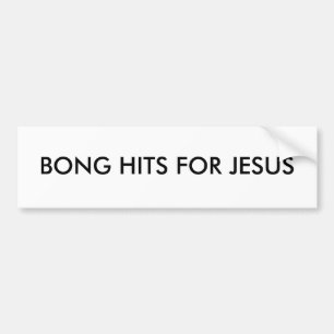 PEGATINA PARA COCHE BONG LOS GOLPES PARA JESÚS