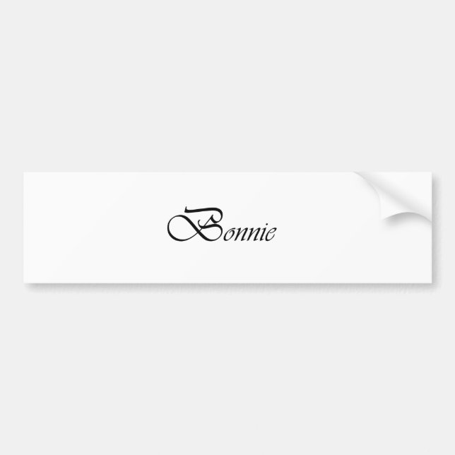 Pegatina Para Coche Bonnie (Frente)