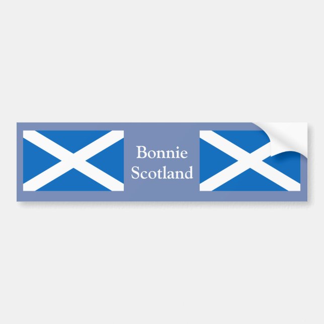 Pegatina Para Coche Bonnie Escocia (Frente)