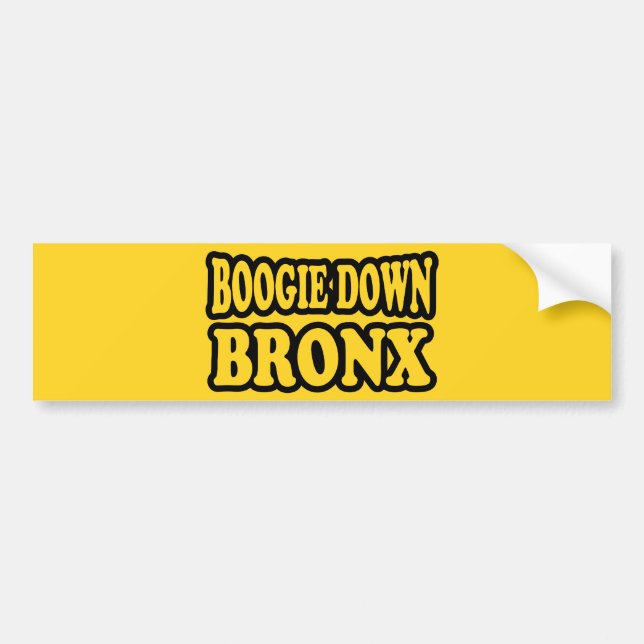 Pegatina Para Coche Boogie Down Bronx, NYC (Frente)