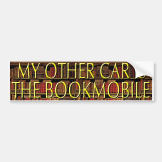 PEGATINA PARA COCHE BOOKMOBILE