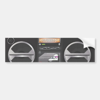 Pegatina Para Coche Boombox Ghetto Blaster
