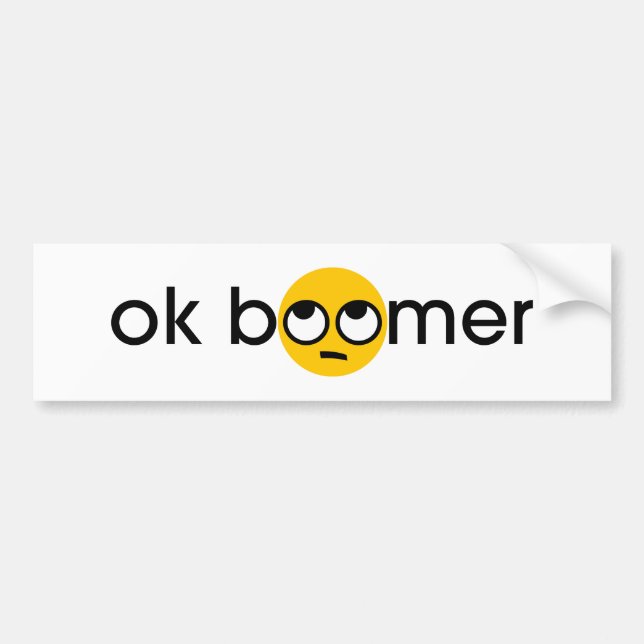 Pegatina Para Coche boomer ok (Frente)