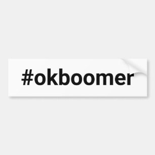 Pegatina Para Coche BOOMER OK (etiqueta)