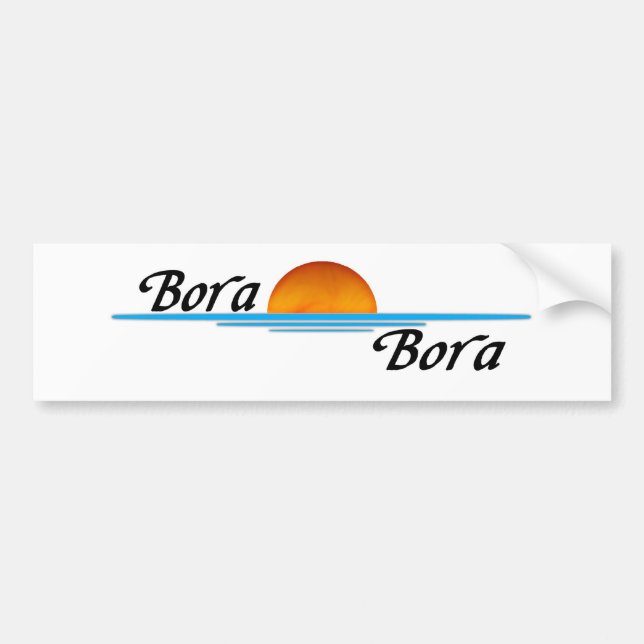 Pegatina Para Coche Bora Bora (Frente)