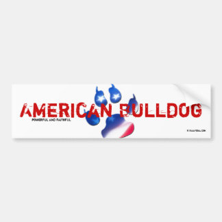 Pegatina Para Coche Bordador American Bulldog