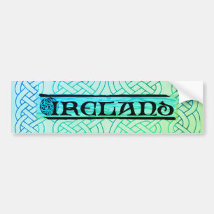 Pegatina Para Coche Bordador, pegatina, Irlanda, nudo celta,