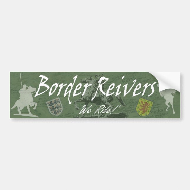 Pegatina Para Coche Border Reivers (Frente)
