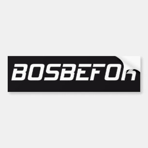 PEGATINA PARA COCHE BOSBEFOK