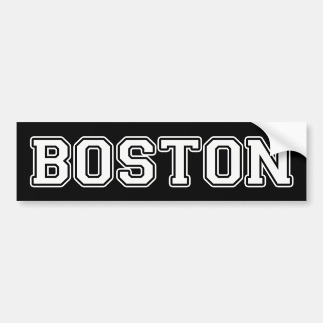 Pegatina Para Coche Boston (Frente)