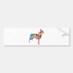 Pegatina Para Coche Boston Terrier