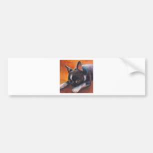 Pegatina Para Coche Boston Terrier que pinta el perro Svetlana