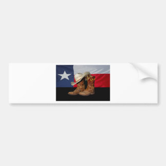 Pegatina Para Coche Botas y Hat.jpg de Tejas