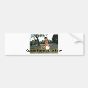 Pegatina Para Coche Botín, bebé de la reina Blaise DA 1ra