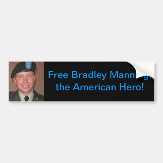 Pegatina Para Coche bradley-manning, Free Bradley