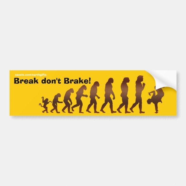 Pegatina Para Coche BREAK DANCE Funny Bumper Stickers (Frente)