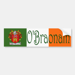Pegatina Para Coche Brennan Clan Irish/English Bumper Sticker