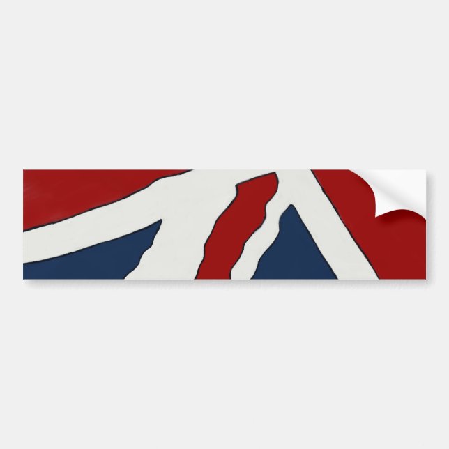 Pegatina Para Coche Britania Bumper Sticker (Frente)