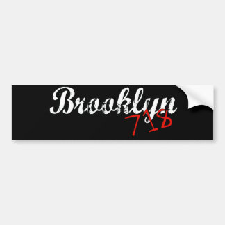Pegatina Para Coche Brooklyn 718