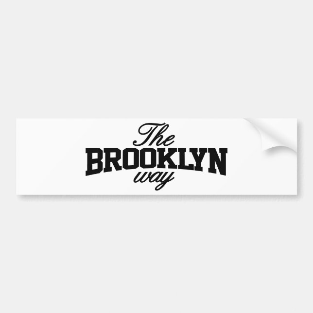 Pegatina Para Coche Brooklyn adaptable (Frente)